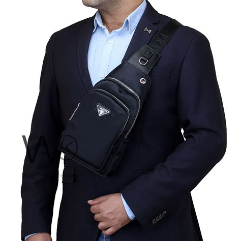 prada sling bag man